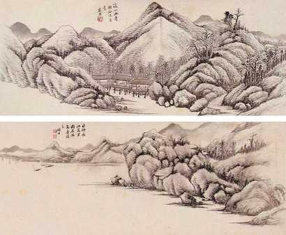 戴熙 山水 手卷